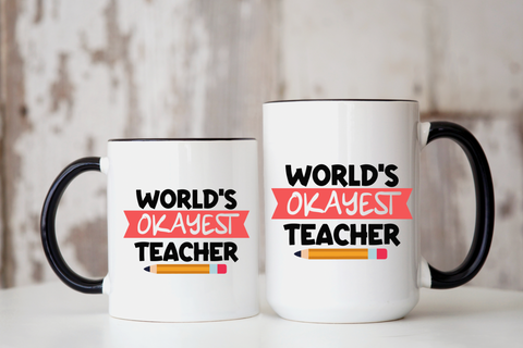 World's Okayest Teacher Mug