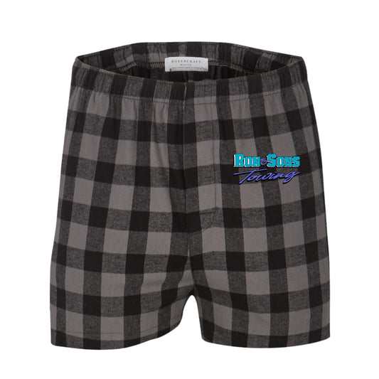 Ron & Sons Men's Double Brushed Flannel Boxers
