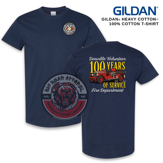 Denville Fire 100th Anniversary Short Sleeve T-Shirt