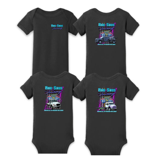 Ron & Sons Infant Short Sleeve Baby Rib Bodysuit