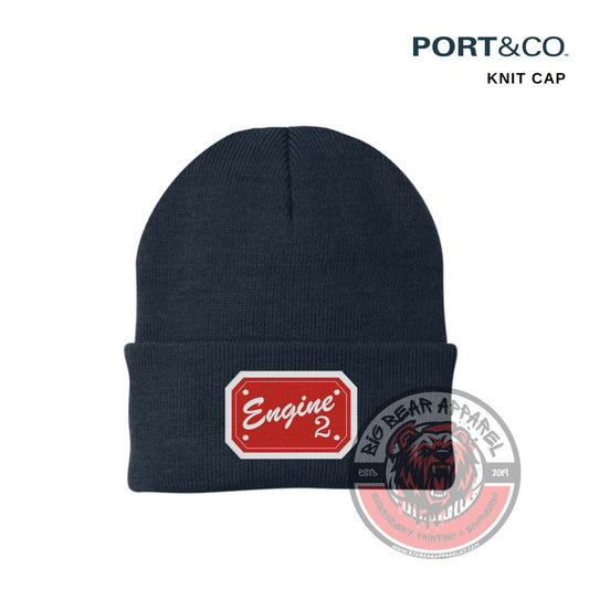 Denville Fire Script Passport Knit Beanie