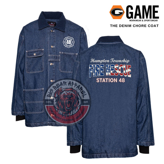 Hampton Fire Denim Chore Coat
