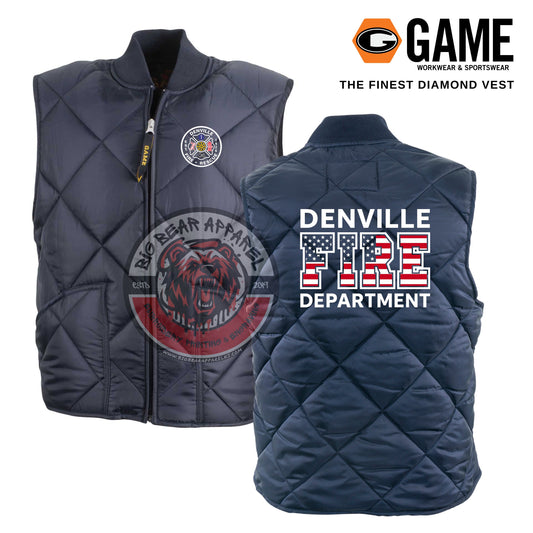 Denville Fire Quilted Vest