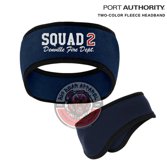 Denville Fire Apparatus Two-Color Fleece Headband