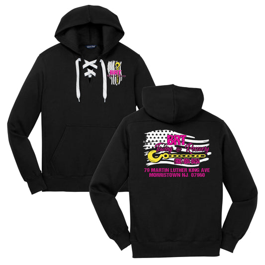 BRT Lace Up Hooded Sweatshirt