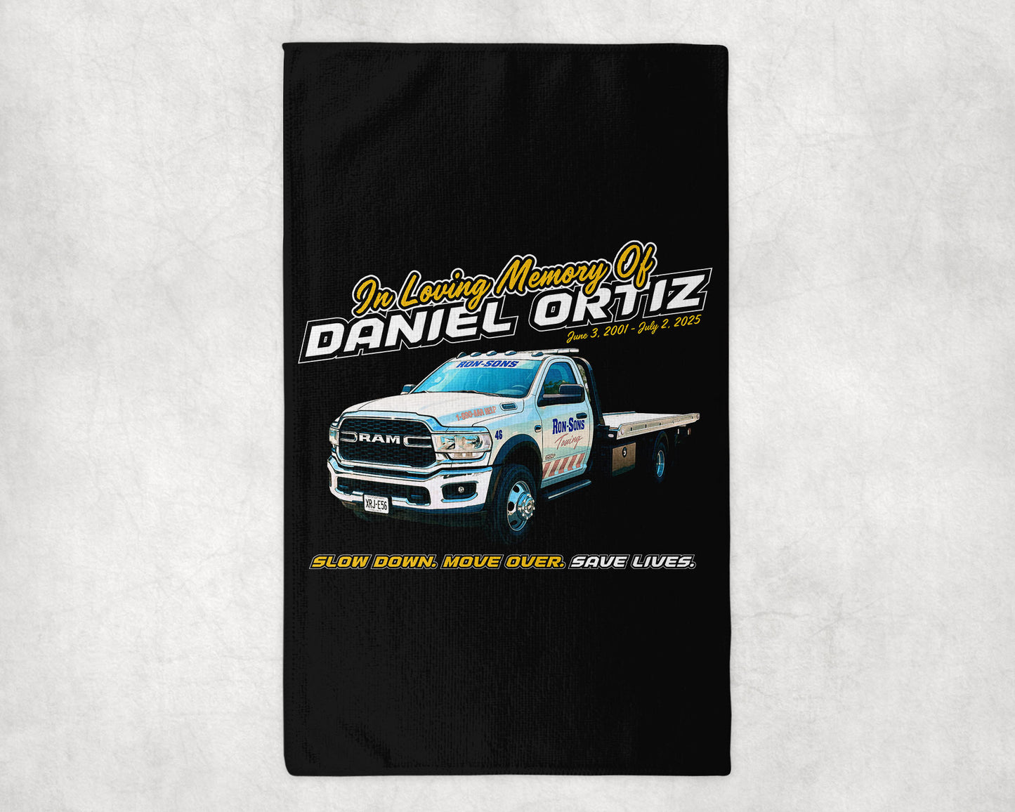 In Loving Memory Rally Towel - DJ Ortiz