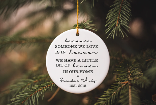 Memorial Christmas Ornament