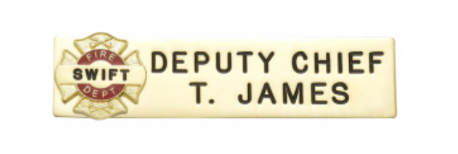 Smith & Warren | Custom Maltese Nameplate 3"H x 0.75" W (2 LINES)