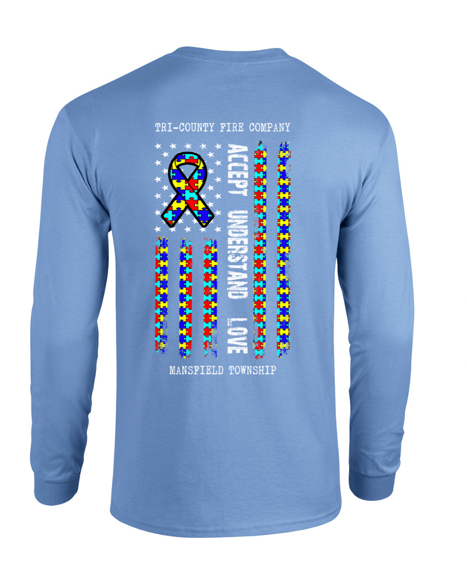 Tri-County Long Sleeve Autism Awareness T-Shirt