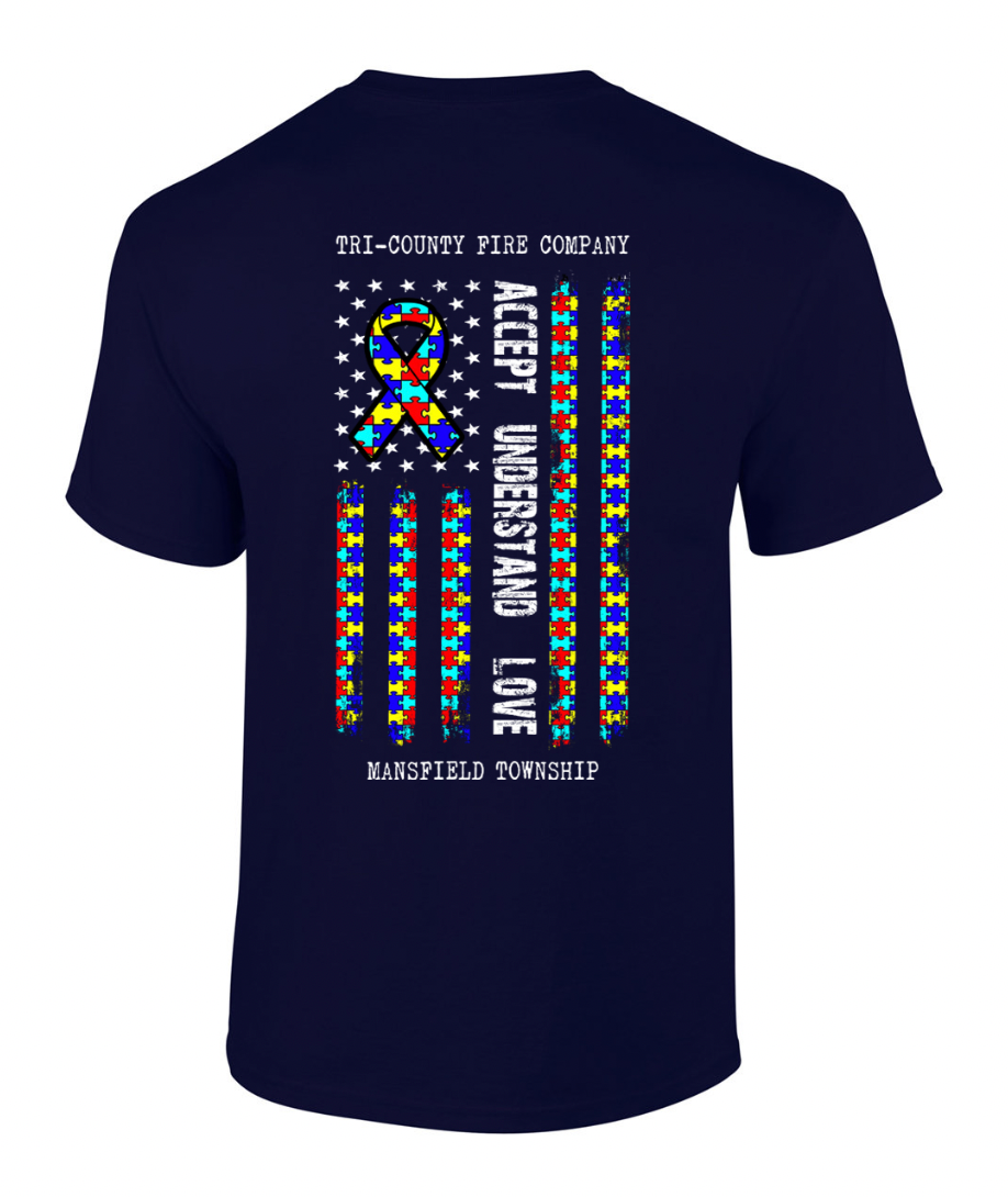 Tri-County Short Sleeve Autism Awareness T-Shirt