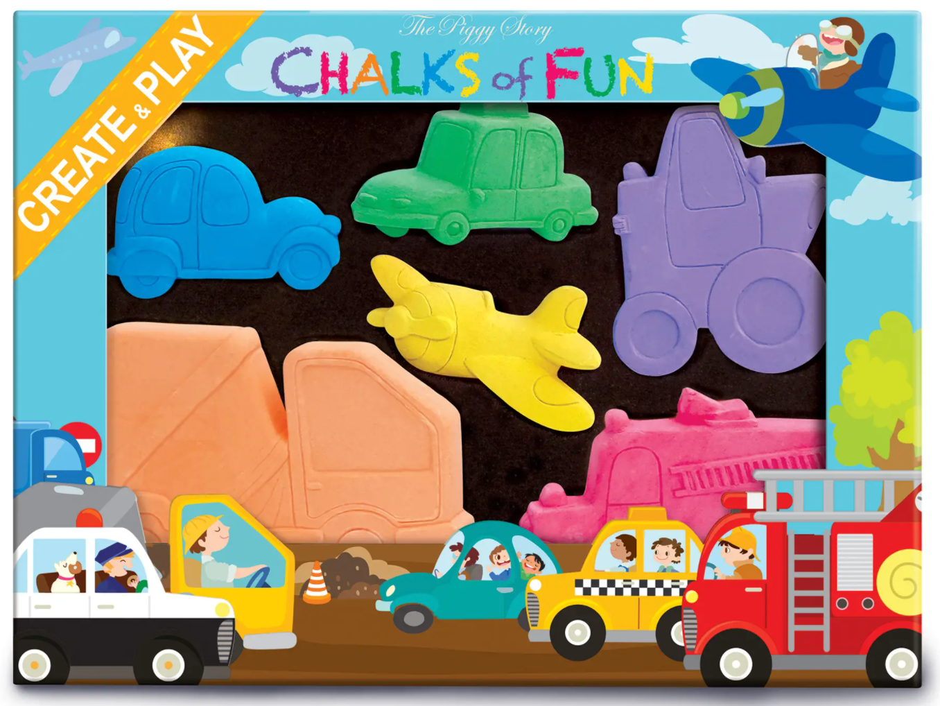 Cars & Trucks Chalk Fun