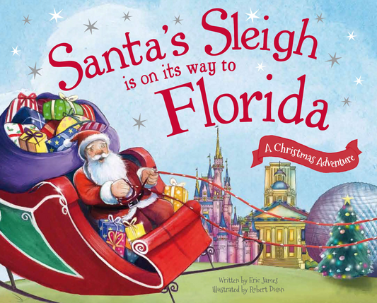 Santa's Sleigh is on Its Way! - Choose Your State (Hard Cover)