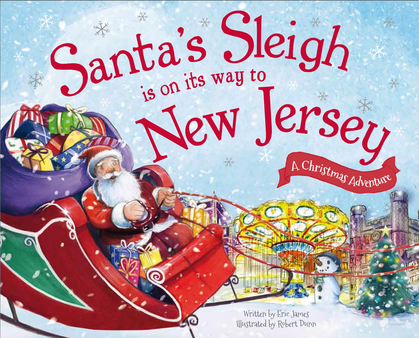 Santa's Sleigh is on Its Way To New Jersey! (Hard Cover)