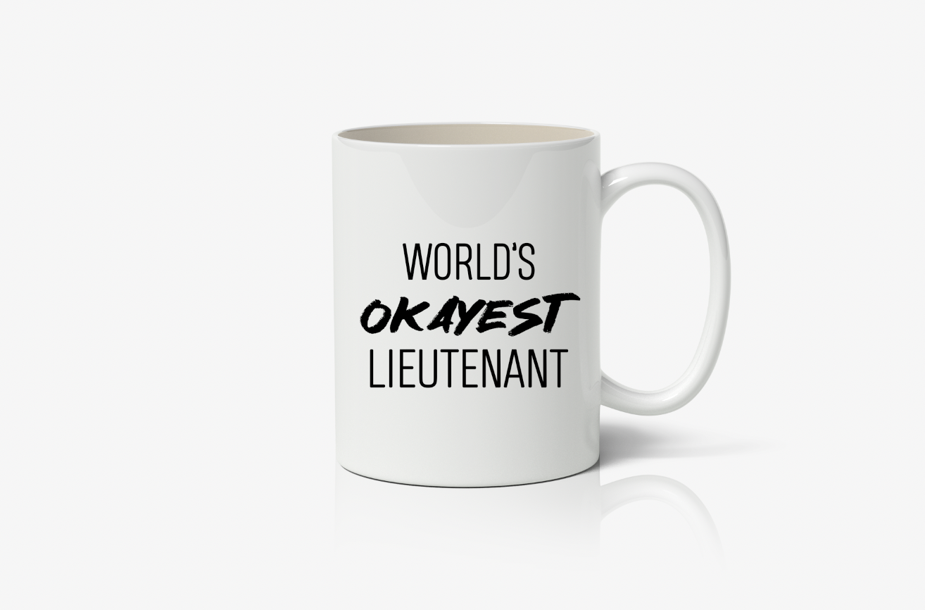 World's Okayest Firefighter Mug [Customize]