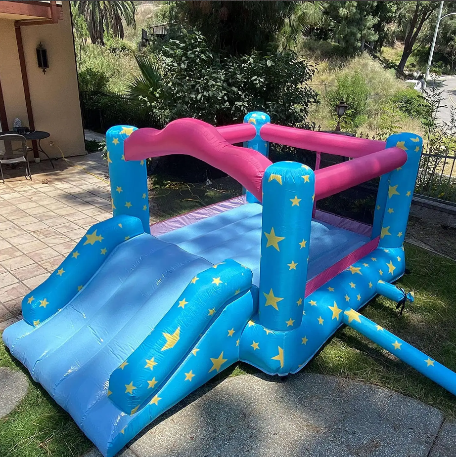 Inflatable Bounce Castle House - Stars Print