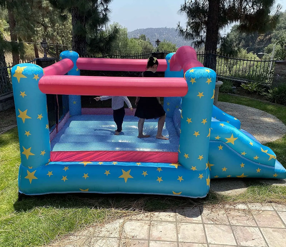 Inflatable Bounce Castle House - Stars Print