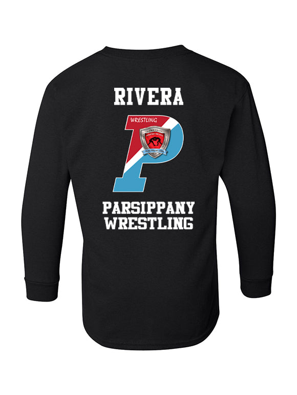 Parsippany Wrestling Youth Long Sleeve T-Shirt